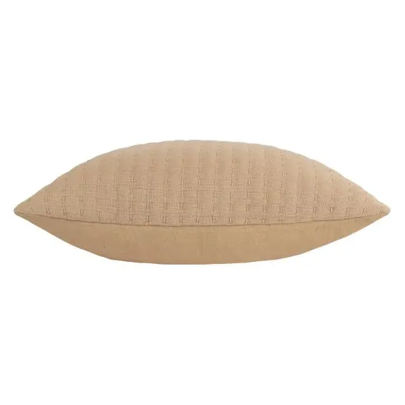 Square Cushion Cover with Zip - Taupe, Cotton