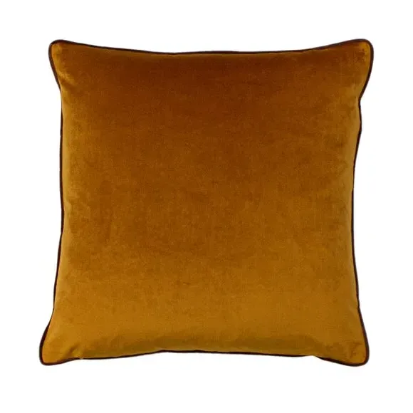 Square Cushion with Double-Piped Edge - Pumpkin image