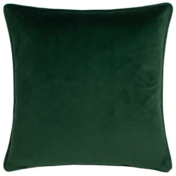 Square Cushion with Mushroom Print - Multicolor