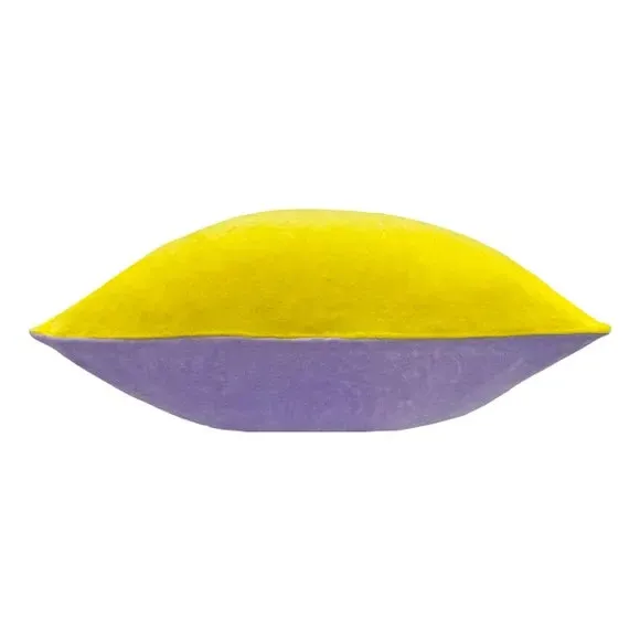 Square Cushion with Reversible Design - Cotton