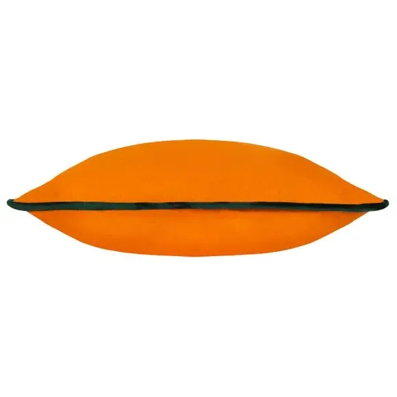 Square Cushion with Scalloped Edge - Orange