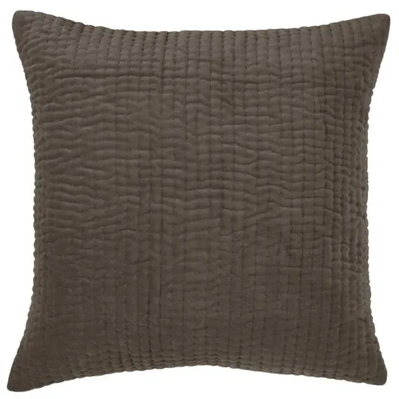 Textured Cushion Cover - Charcoal, Cotton