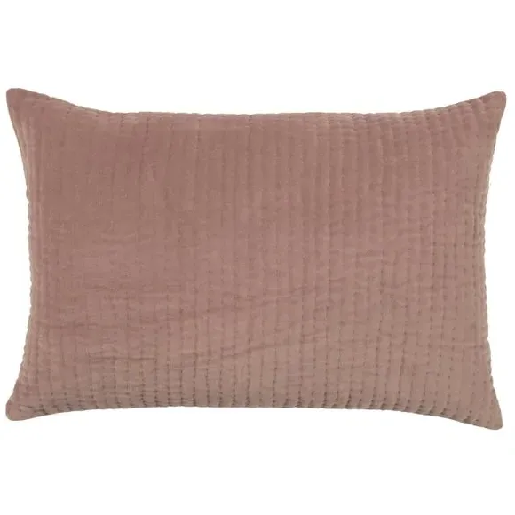 Textured Cushion Cover - Coral, Cotton