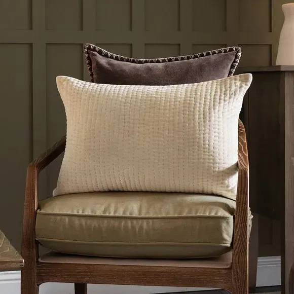 Textured Cushion Cover - Natural, Cotton