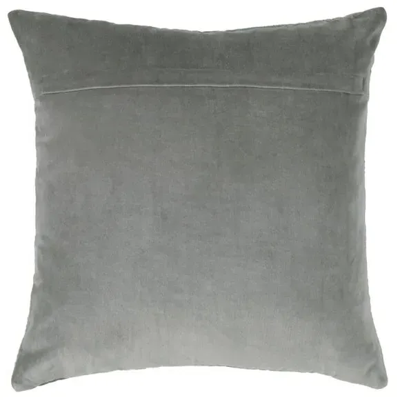 Textured Cushion Cover - Steel, Cotton