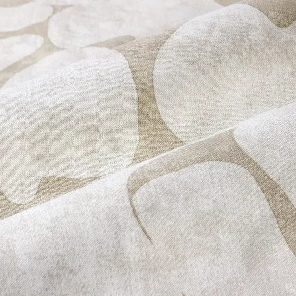 Unlined Eyelet Curtains - Natural, Polycotton