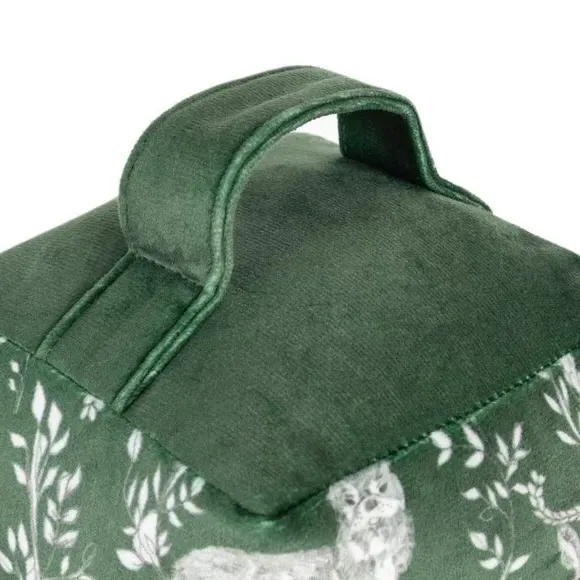 Woodland Animal Doorstop - Evergreen, Polyester
