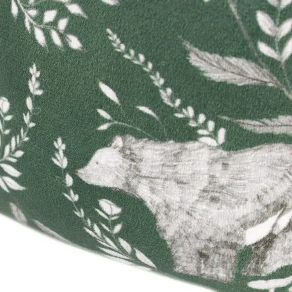 Woodland Animal Doorstop - Evergreen, Polyester
