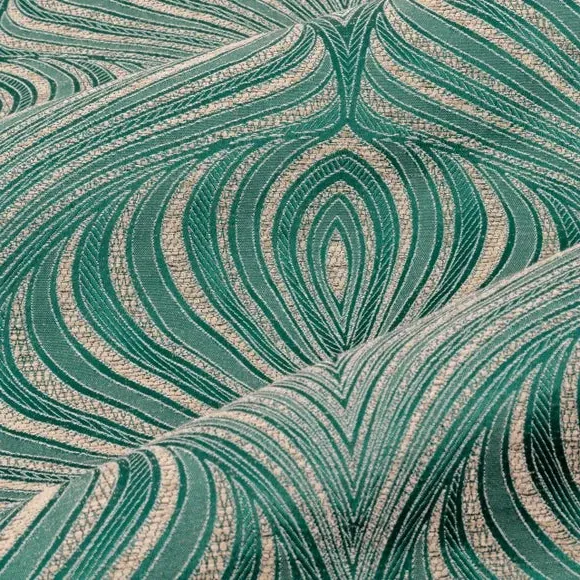 Eyelet Curtains with Room Darkening - Emerald