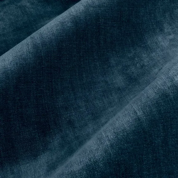 Heavy Eyelet Curtains - Navy, Chenille