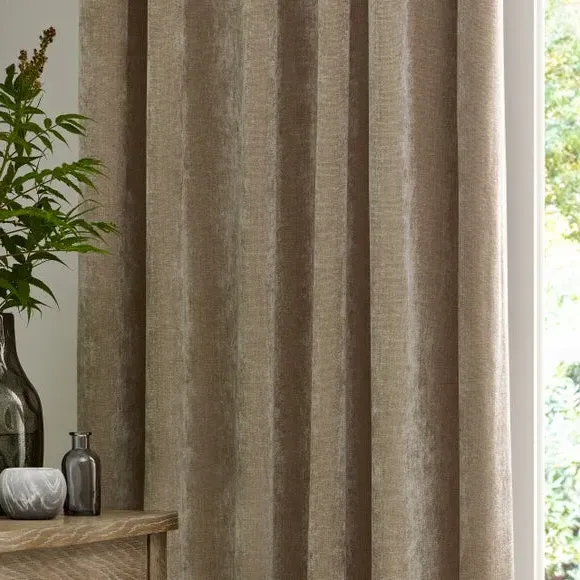 Pencil Pleat Curtains Heavy Weight - Natural
