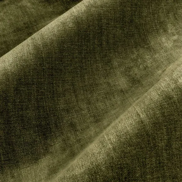 Pencil Pleat Curtains Heavy Weight - Olive