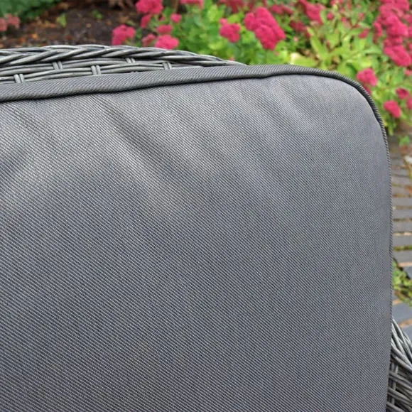 2-Seater Outdoor Companion Set - Grey, Wicker
