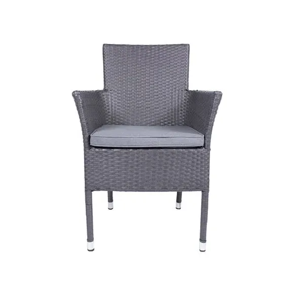 3-Piece Stacking Bistro Set - Grey, Rattan