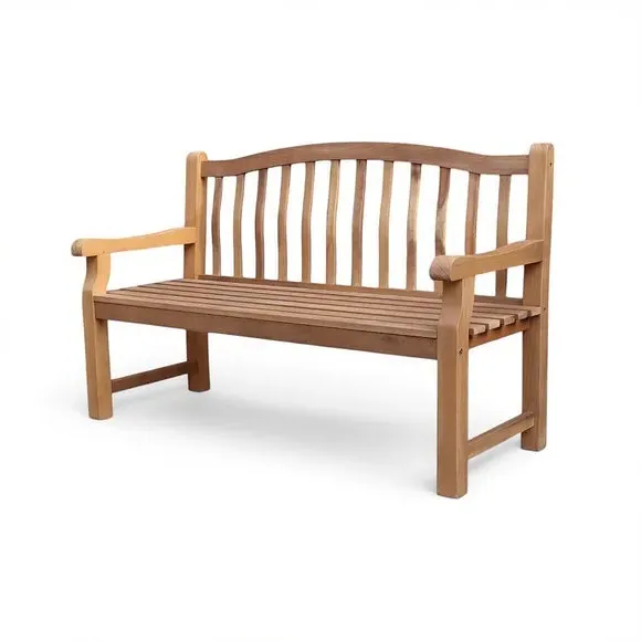 3-Seater Outdoor Dining Bench - Medium Wood