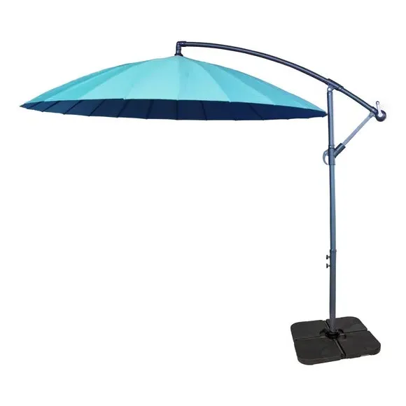 3m Cantilever Parasol with Crank - Blue image