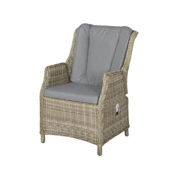 5-Piece Reclining Outdoor Set - Natural, Rattan