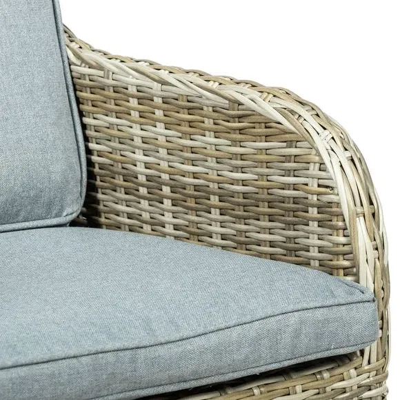 6-Seater Outdoor Dining Set - Natural, Rattan