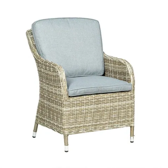 6-Seater Outdoor Dining Set - Natural, Rattan