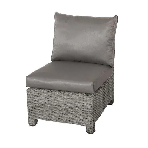 7-Piece Modular Corner Dining Set - Slate, Rattan