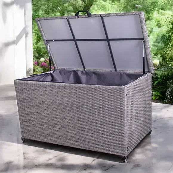 Medium Storage Box with Hydraulic Hinges - Charcoal image