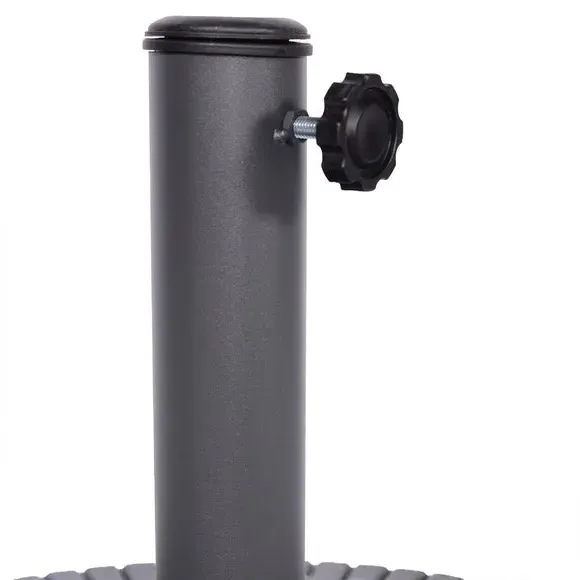 Round Parasol Base 14kg - Charcoal, Poly Resin