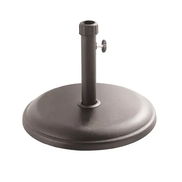 Round Parasol Base 16kg - Grey, Metal