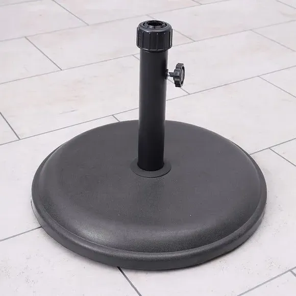 Round Parasol Base 16kg - Grey, Metal