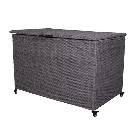 Small Storage Box with Hydraulic Hinges - Charcoal