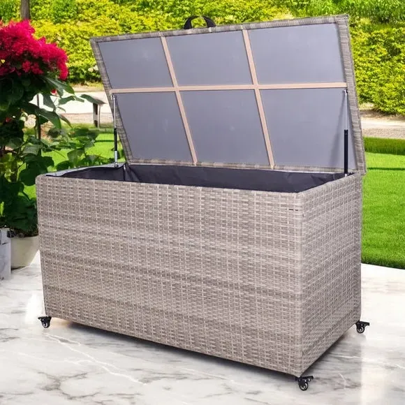 Small Storage Box with Hydraulic Hinges - Natural
