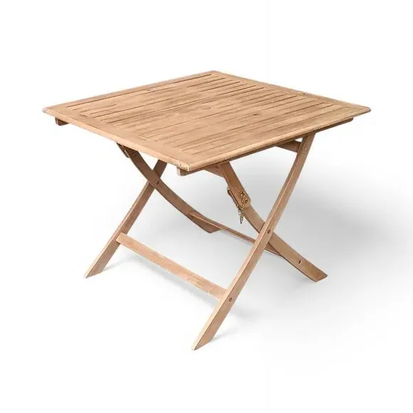Square Folding Dining Set with 4 Chairs - Wood