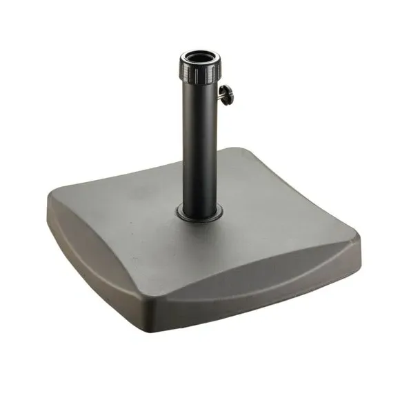 Square Parasol Base 25kg - Taupe, Polycrete