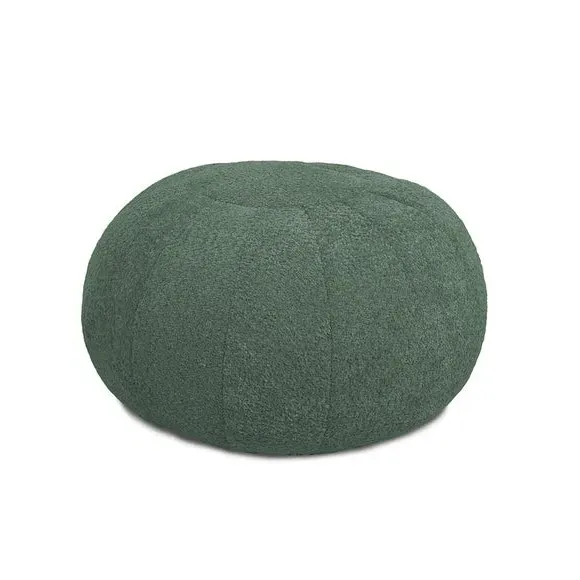 Bean Bag Pouffe with Washable Cover - Green