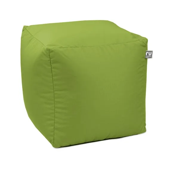 Cube Bean Bag Indoor Outdoor - Olive, Fabric