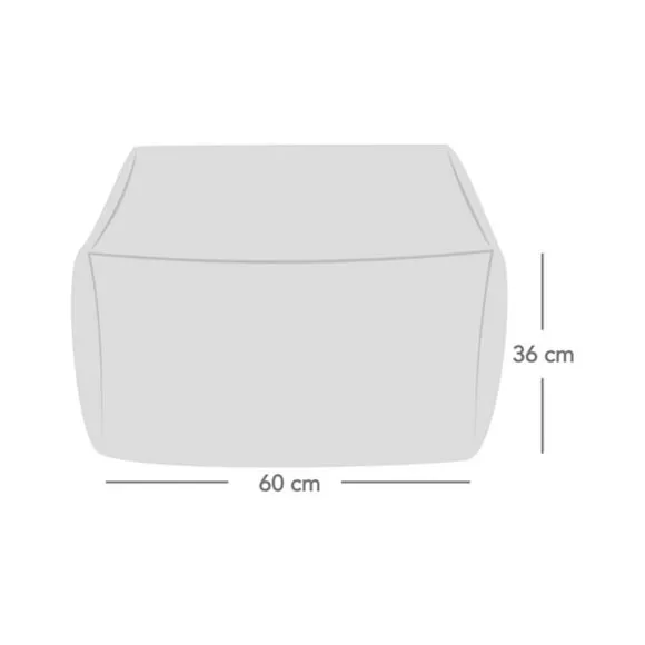 Jumbo Bean Bag with Washable Cover - Natural, Cord