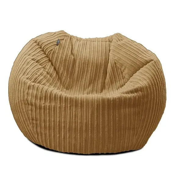 Kids Slouch Bean Bag - Brown, Jumbo Cord