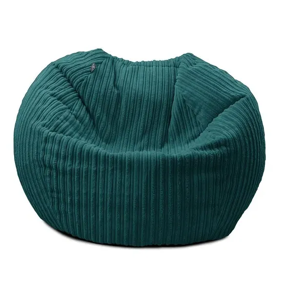 Kids Slouch Bean Bag - Green, Jumbo Cord