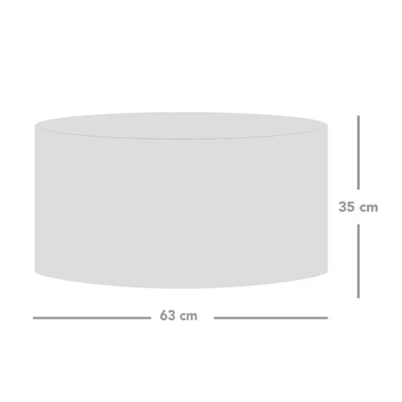 Round Pouffe Indoor Outdoor - Sea Breeze Print
