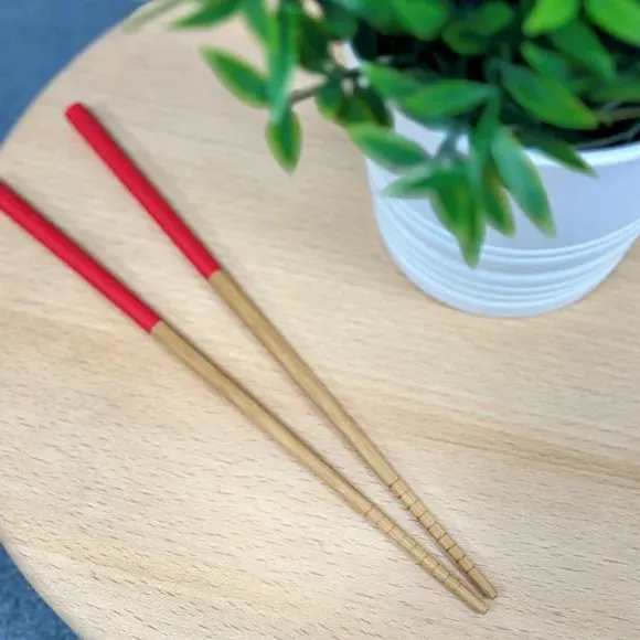 5-Pair Chopsticks Set - Natural, Bamboo image
