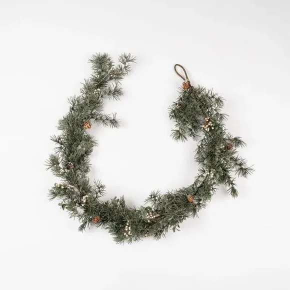 150cm Light Up Garland with LEDs - Green