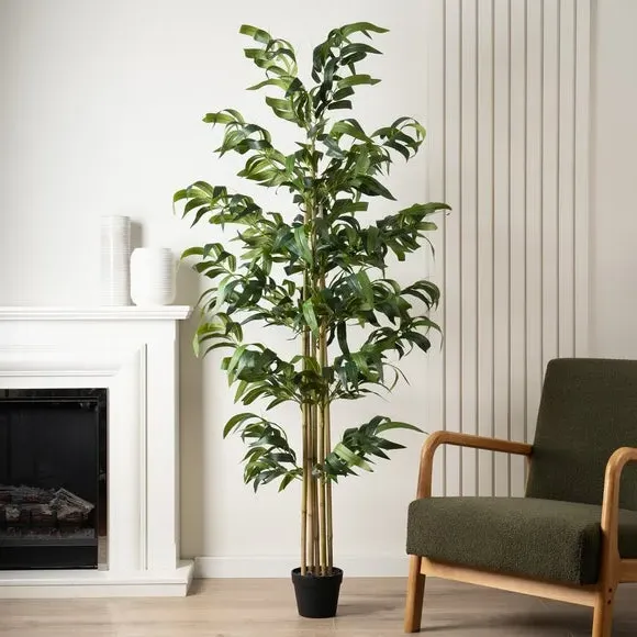 Artificial Bamboo Tree - Green, Plastic