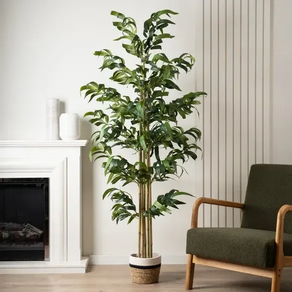 Artificial Bamboo Tree - Green, Plastic image