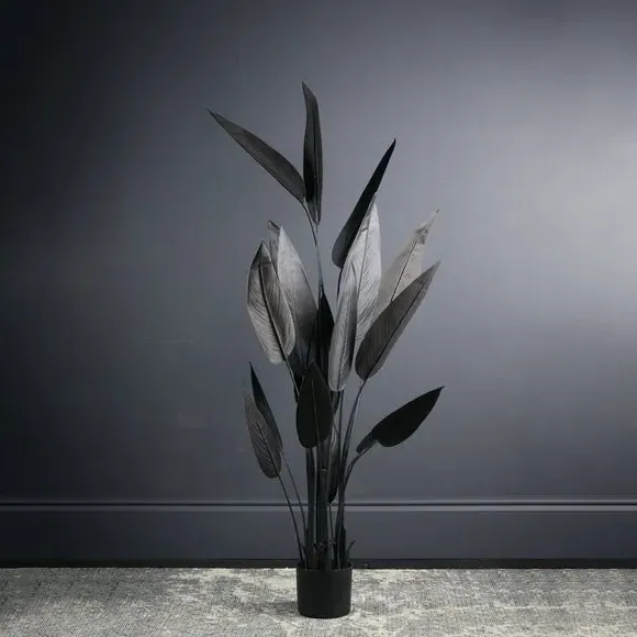Artificial Bird of Paradise Tree - Black image