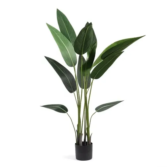 Artificial Bird of Paradise Tree - Green, Plastic