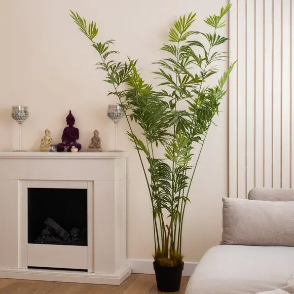 Artificial Cycad Palm Plant - Green, Plastic image