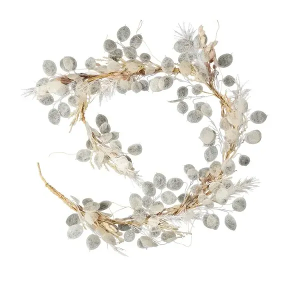 Artificial Eucalyptus Garland - Cream