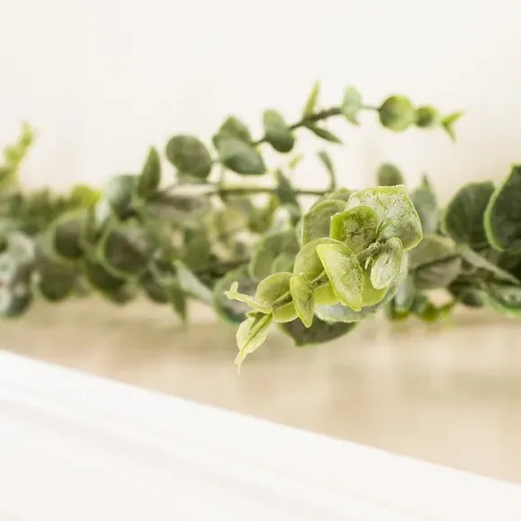 Artificial Eucalyptus Garland - Green