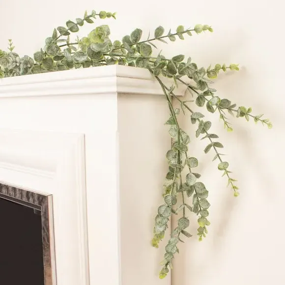 Artificial Eucalyptus Garland - Green