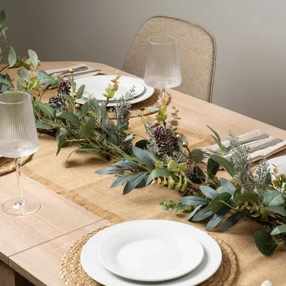 Artificial Eucalyptus Garland - Green image