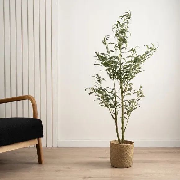 Artificial Olive Tree in Pot - Green image